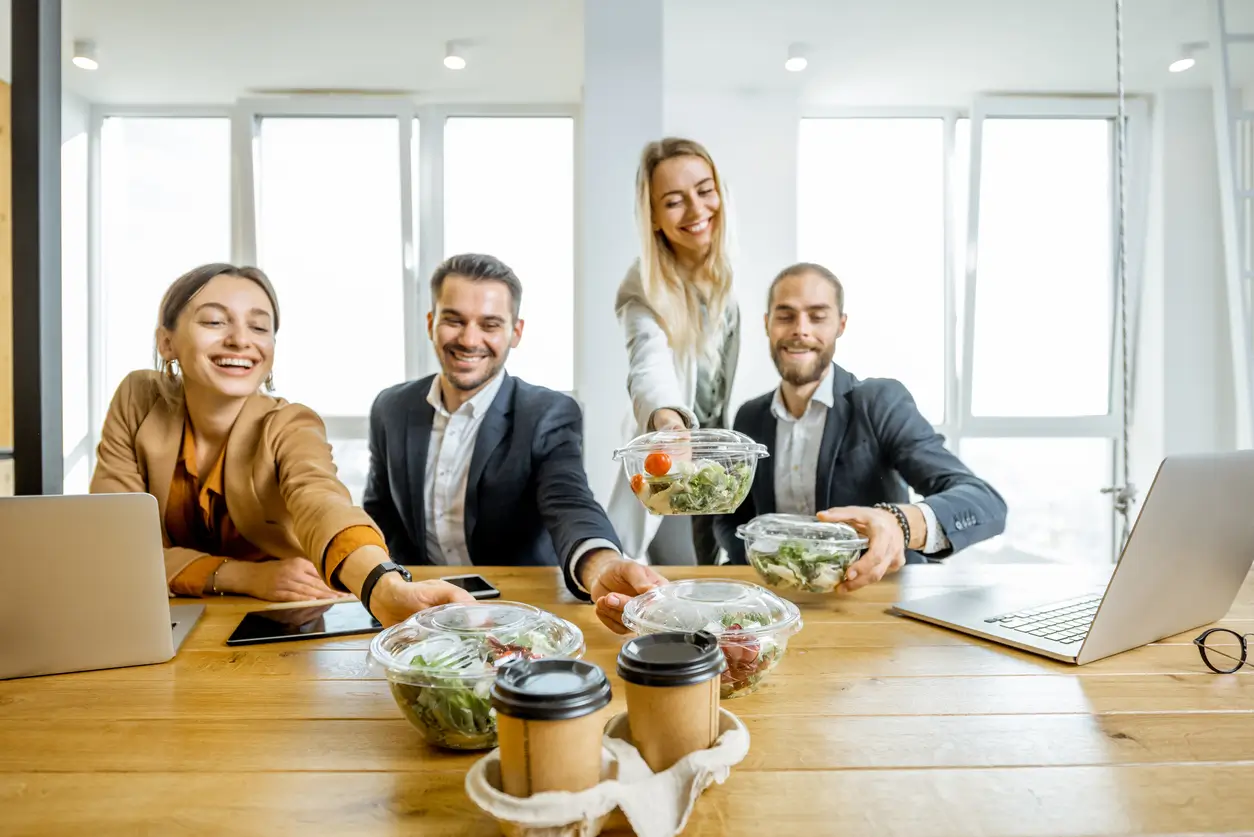 alimentação saudável para funcionários